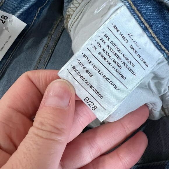 NWT Kancan Signature Mid Rise Ankle Skinny‎ Crop Jean Size 9 28” - Picture 7 of 8